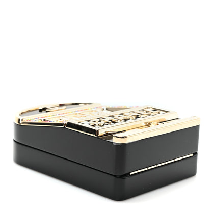 Chanel Resin Crystal Slot Machine Minaudiere Black Gold White Red 4 of 10