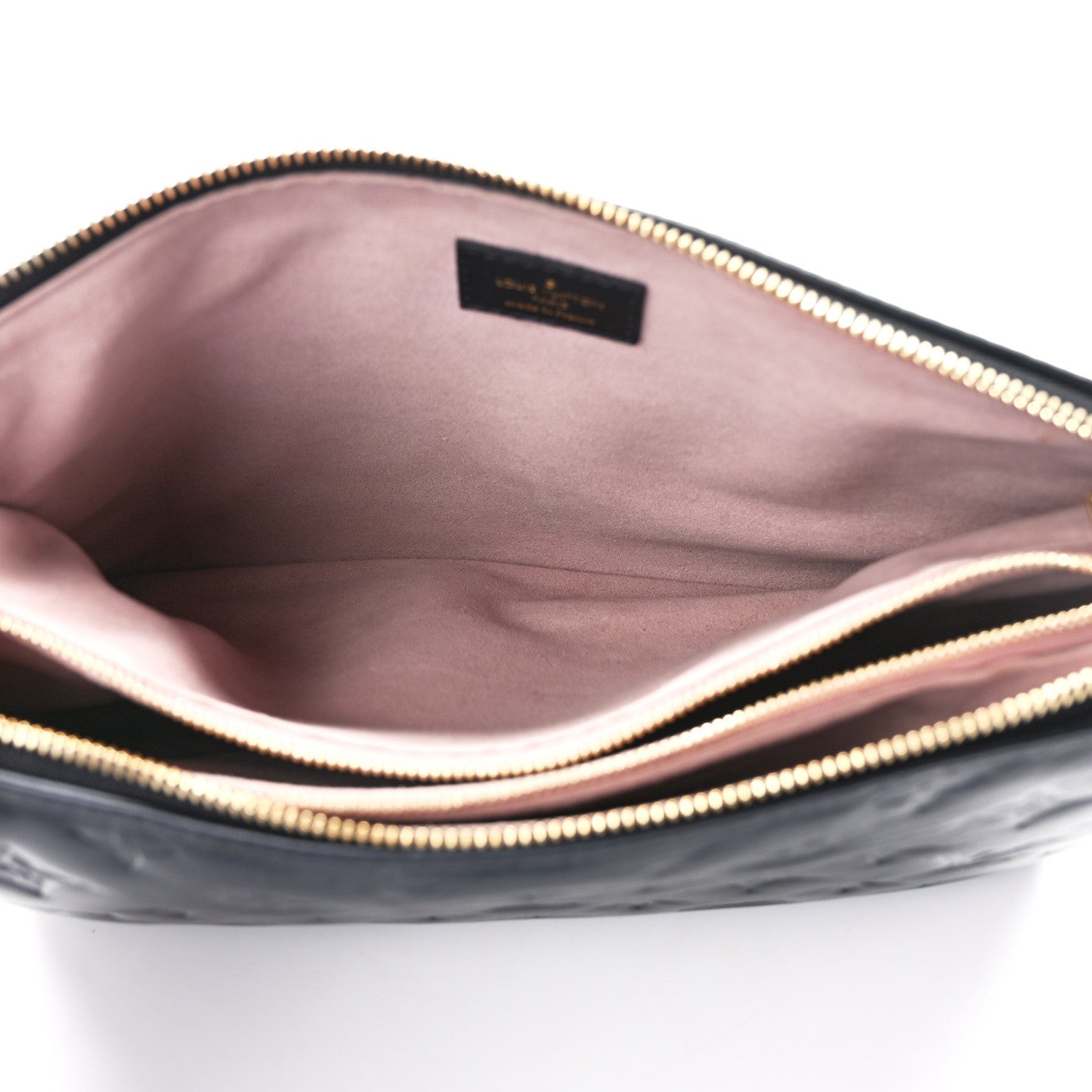 Louis Vuitton Lambskin Embossed Monogram Coussin PM Black 5 of 15