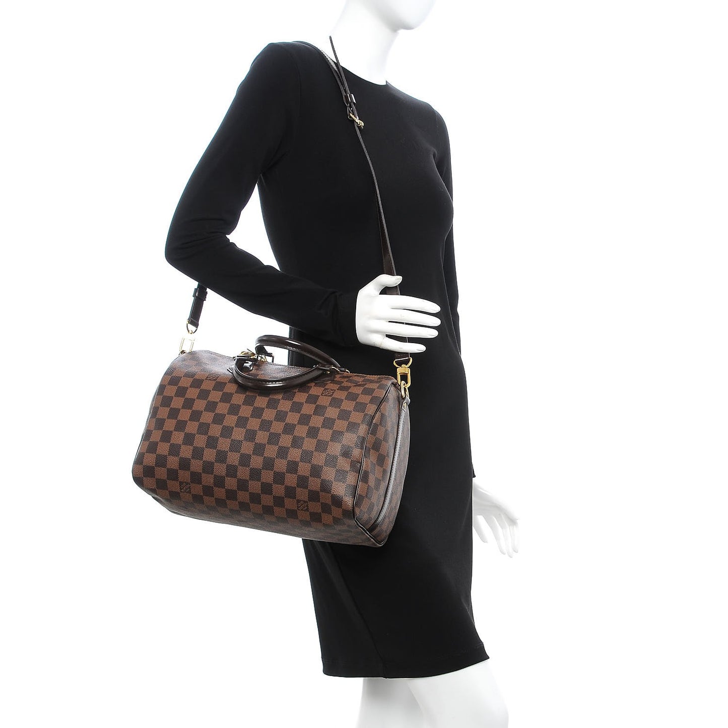 Damier Ebene Speedy Bandouliere 30