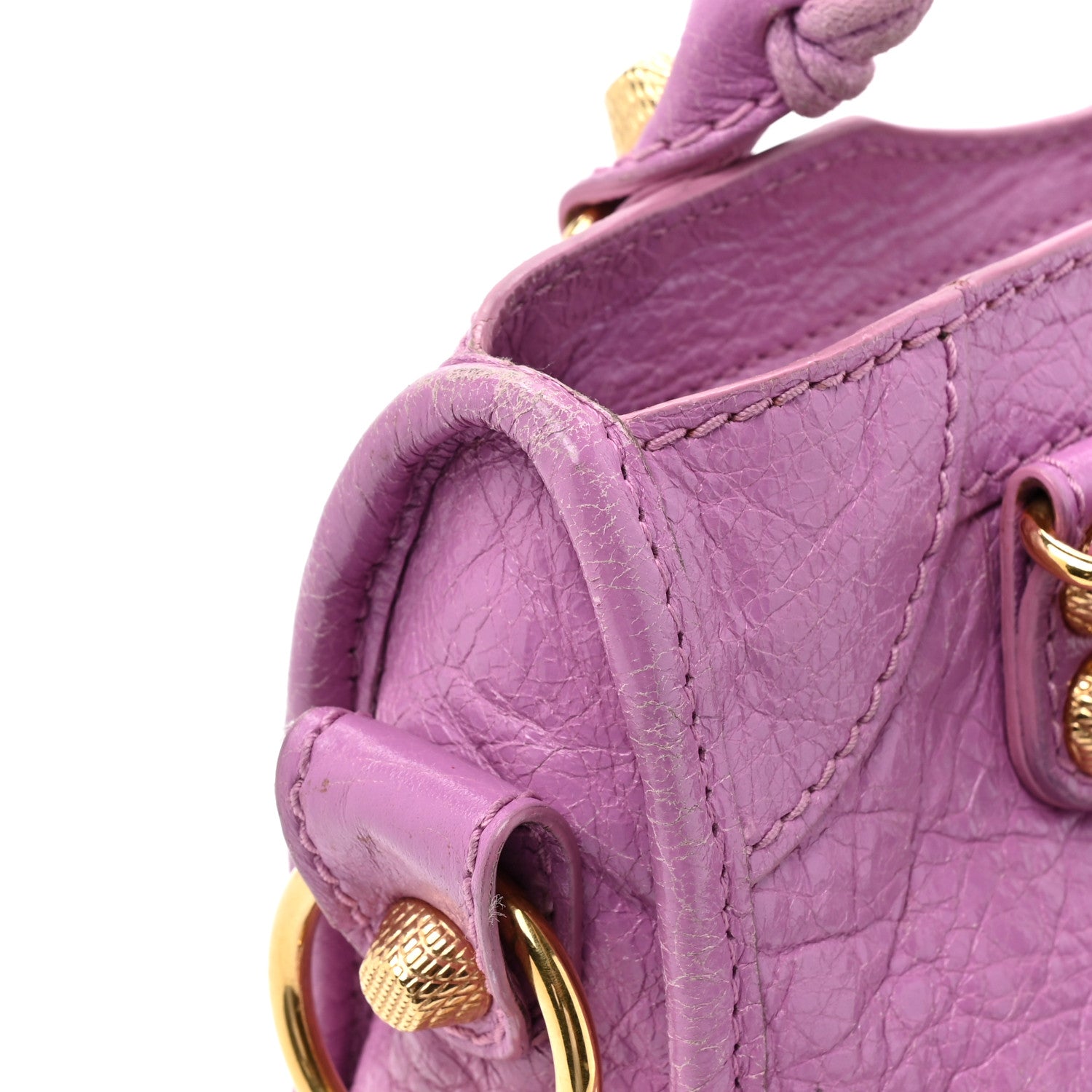 Balenciaga Agneau Giant 12 Gold Hardware Mini City Rose Berlingot 10 of 16