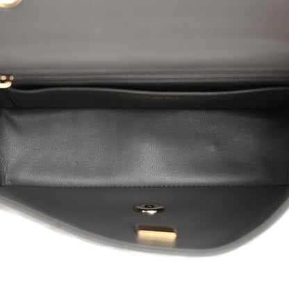 Chanel Lambskin Quilted Mini Rectangular Flap Dark Grey 5 of 11