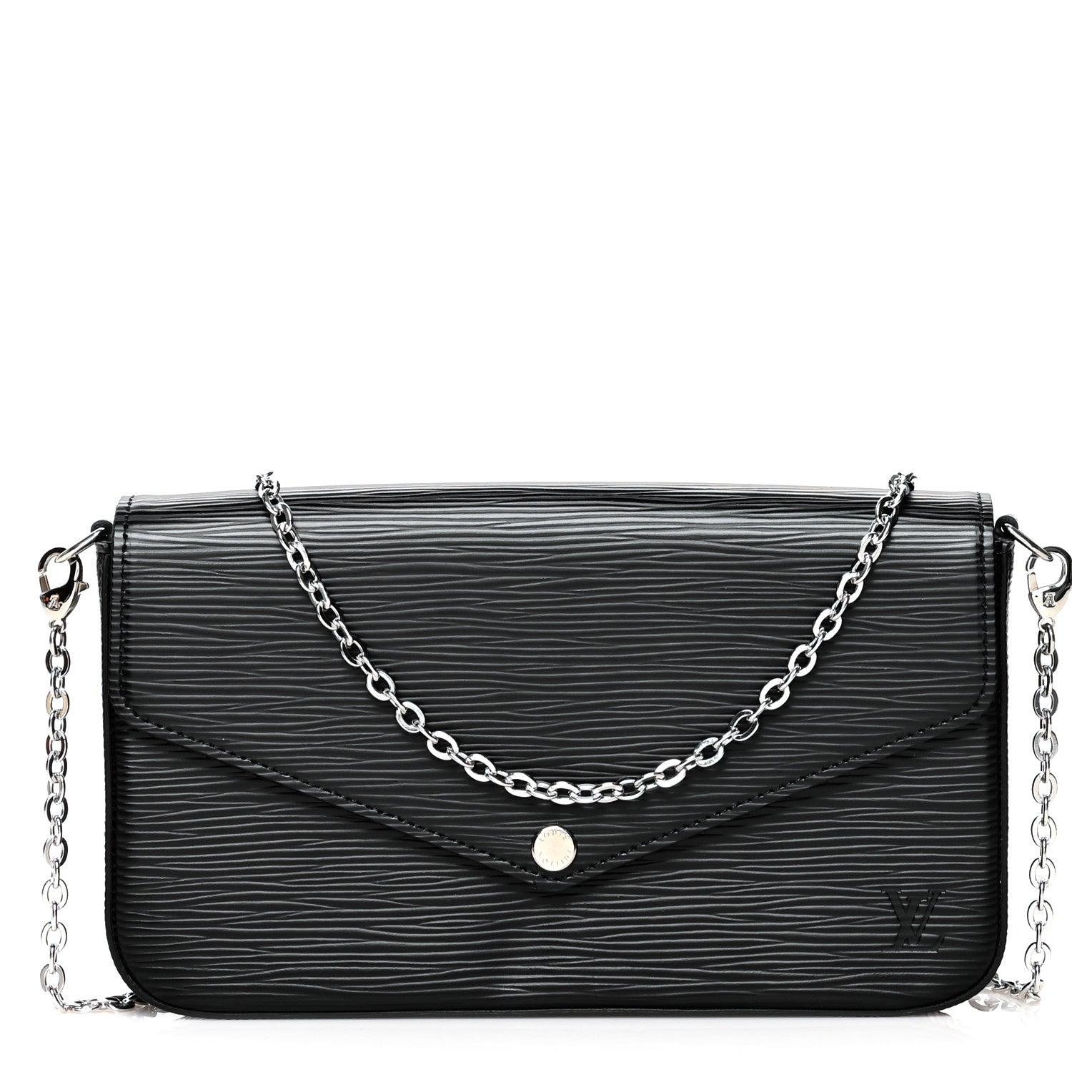 Louis Vuitton Epi Pochette Felicie Black 2 of 12