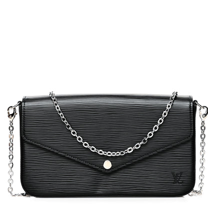 Louis Vuitton Epi Pochette Felicie Black 2 of 12