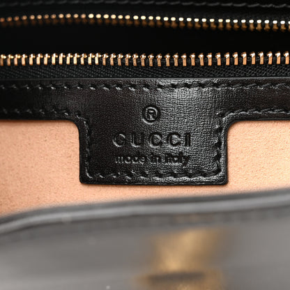 Gucci Boarded Dyana Lux Calfskin Small Jackie 1961 Hobo Black 6 of 10