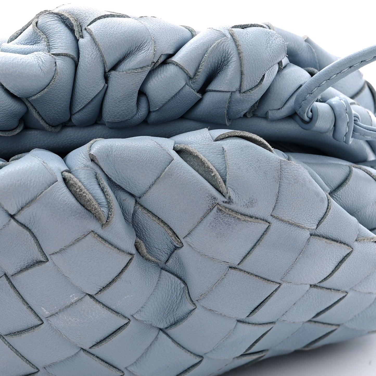 Nappa Intrecciato The Mini Pouch Ice