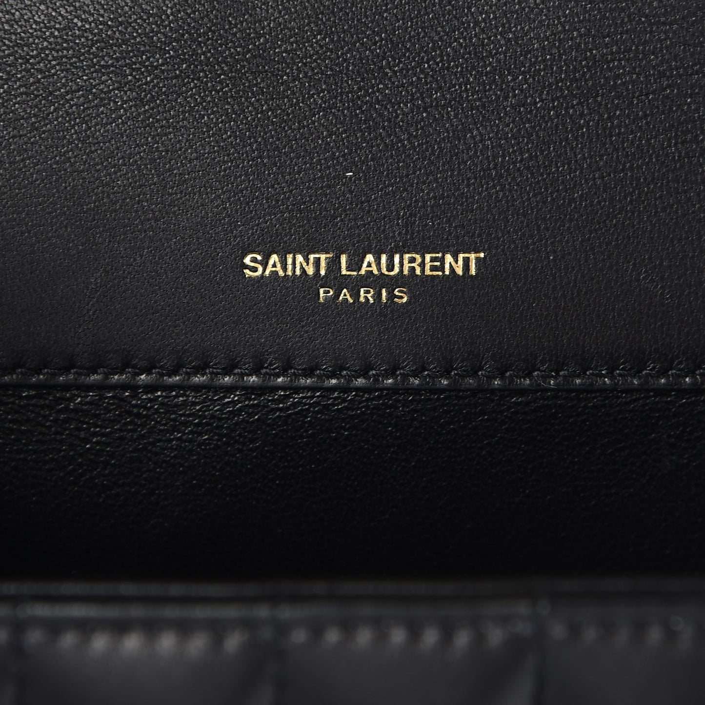 Lambskin Matelasse Monogram Medium Vicky Chain Bag Black