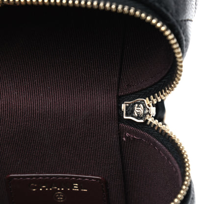 Chanel Caviar Quilted Phone Holder With Chain Black 5 of 5