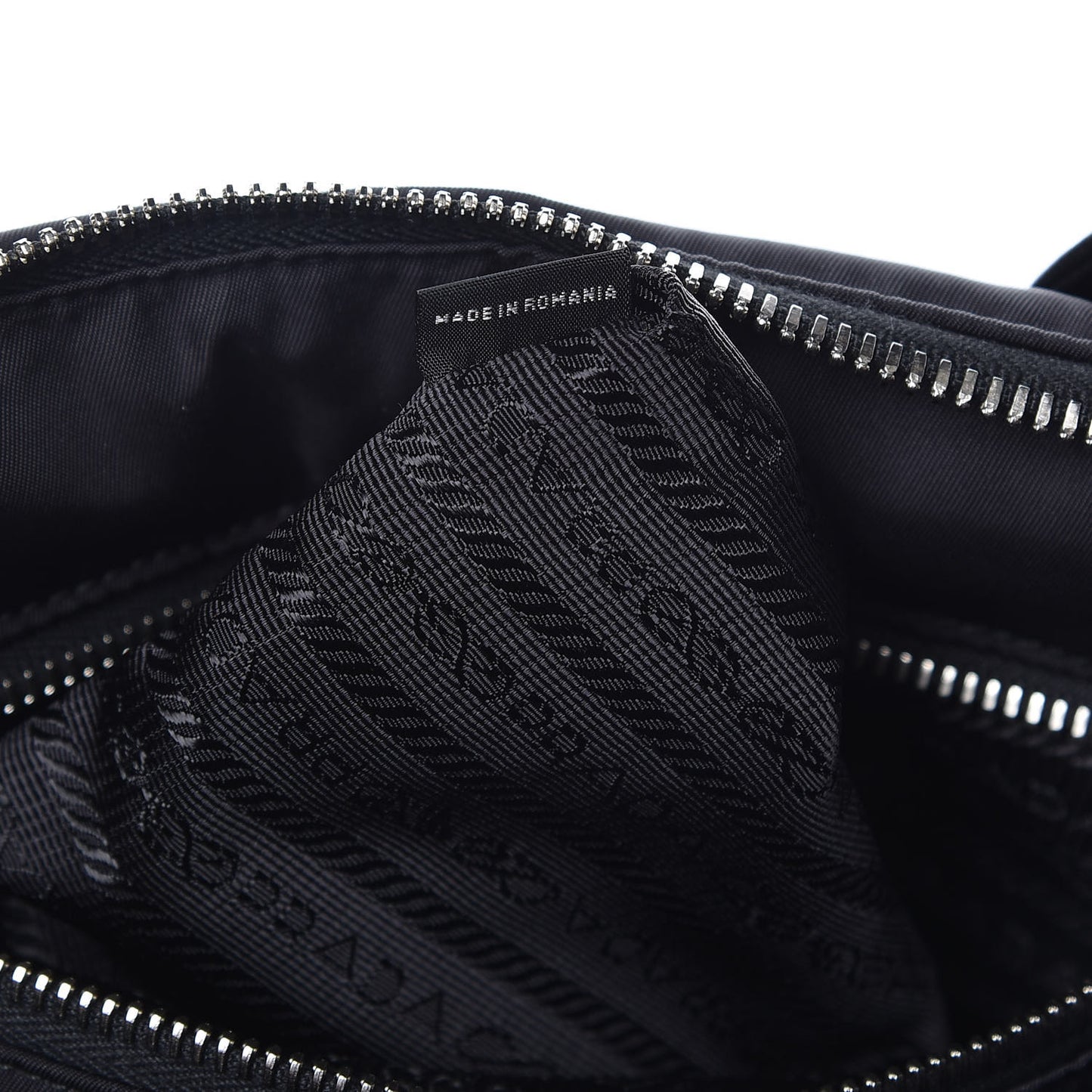 Nylon Tessuto Quilted Bowler Black