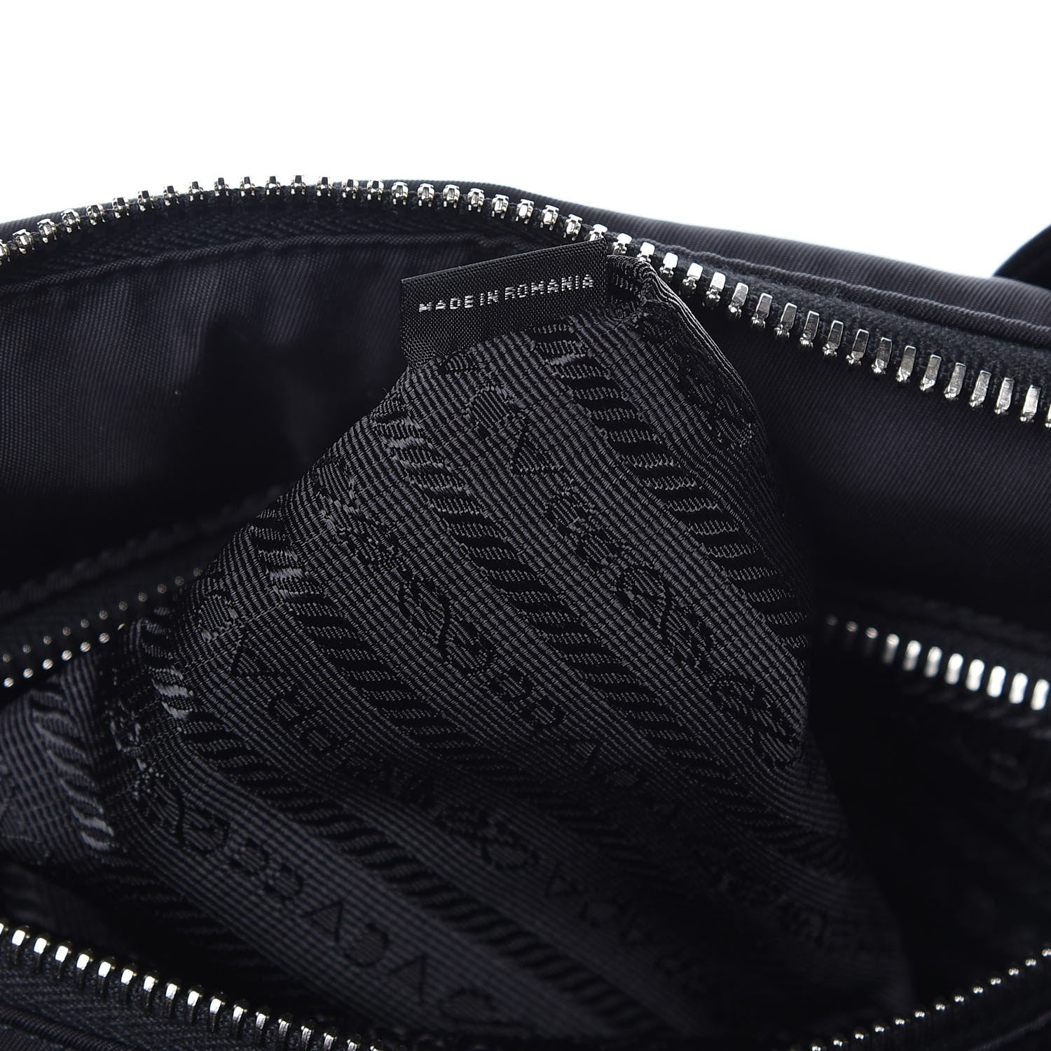 Prada Nylon Tessuto Quilted Bowler Black 7 of 10