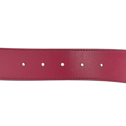 Fendi Vitello Liberty F is Fendi Bi-Color Reversible Belt 85 Black Cherry Nebula 6 of 8