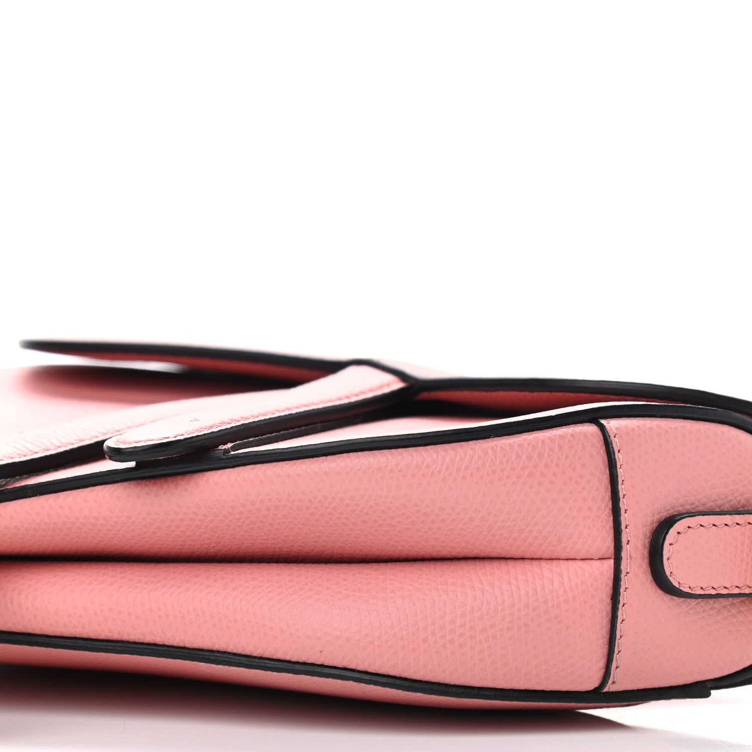 Christian Dior Grained Calfskin Mini Saddle Bag Pink 11 of 11