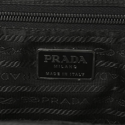 Prada Spazzolato Doctor Bag Black White 6 of 12