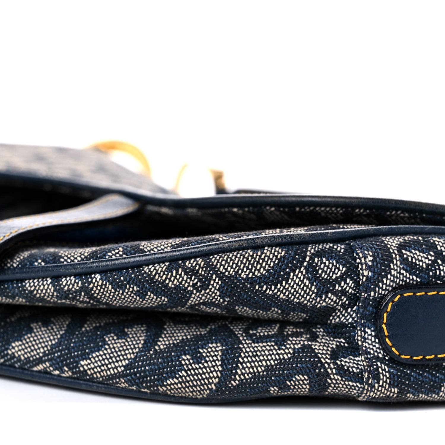 Christian Dior Monogram Saddle Bag Blue 9 of 18