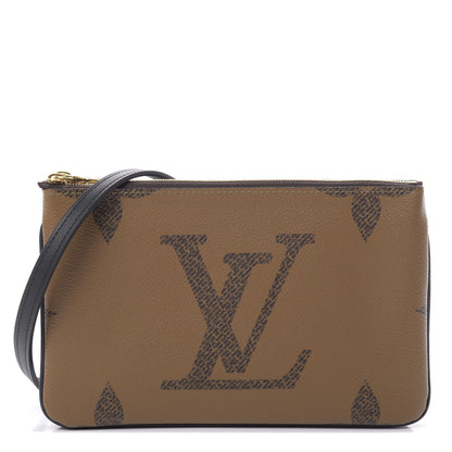 Louis Vuitton Reverse Monogram Giant Double Zip Pochette 1 of 12