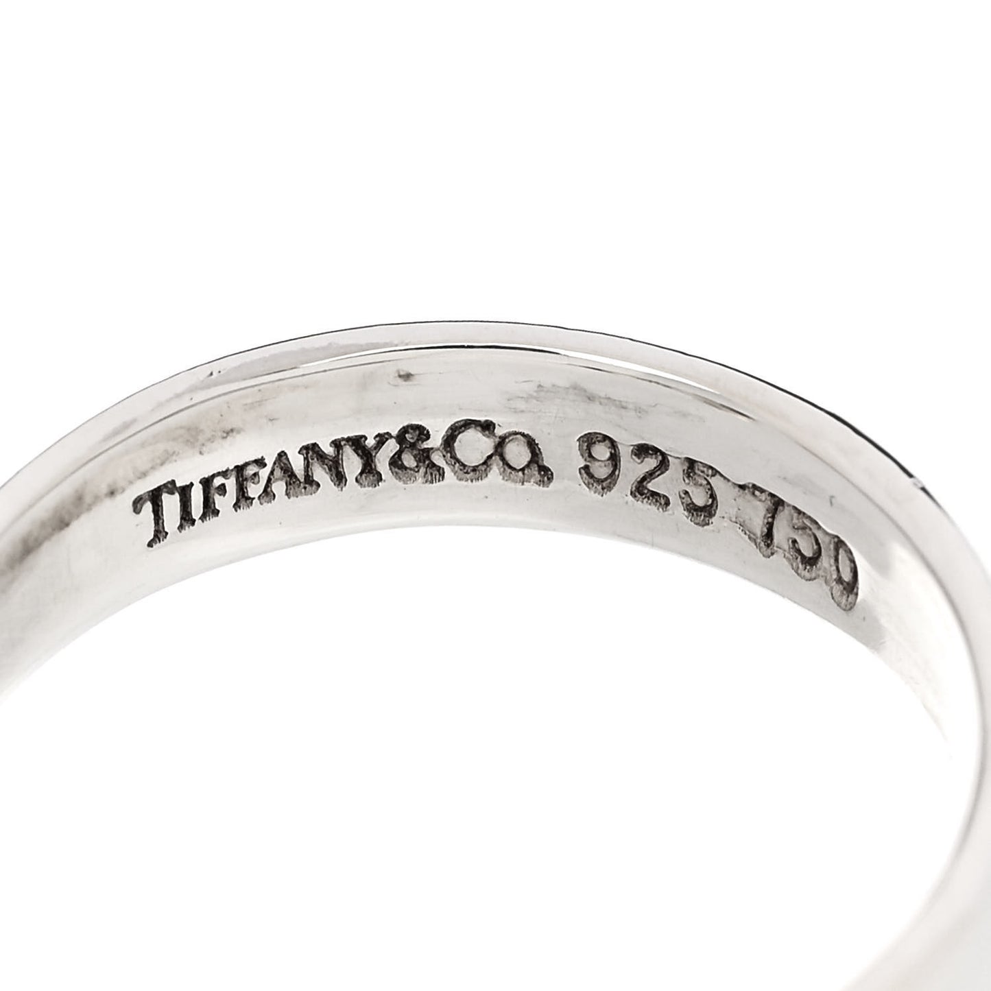 Sterling Silver 18K Yellow Gold Hook Ring 54 6.75