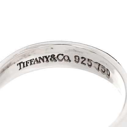 Tiffany Sterling Silver 18K Yellow Gold Hook Ring 54 6.75 4 of 4