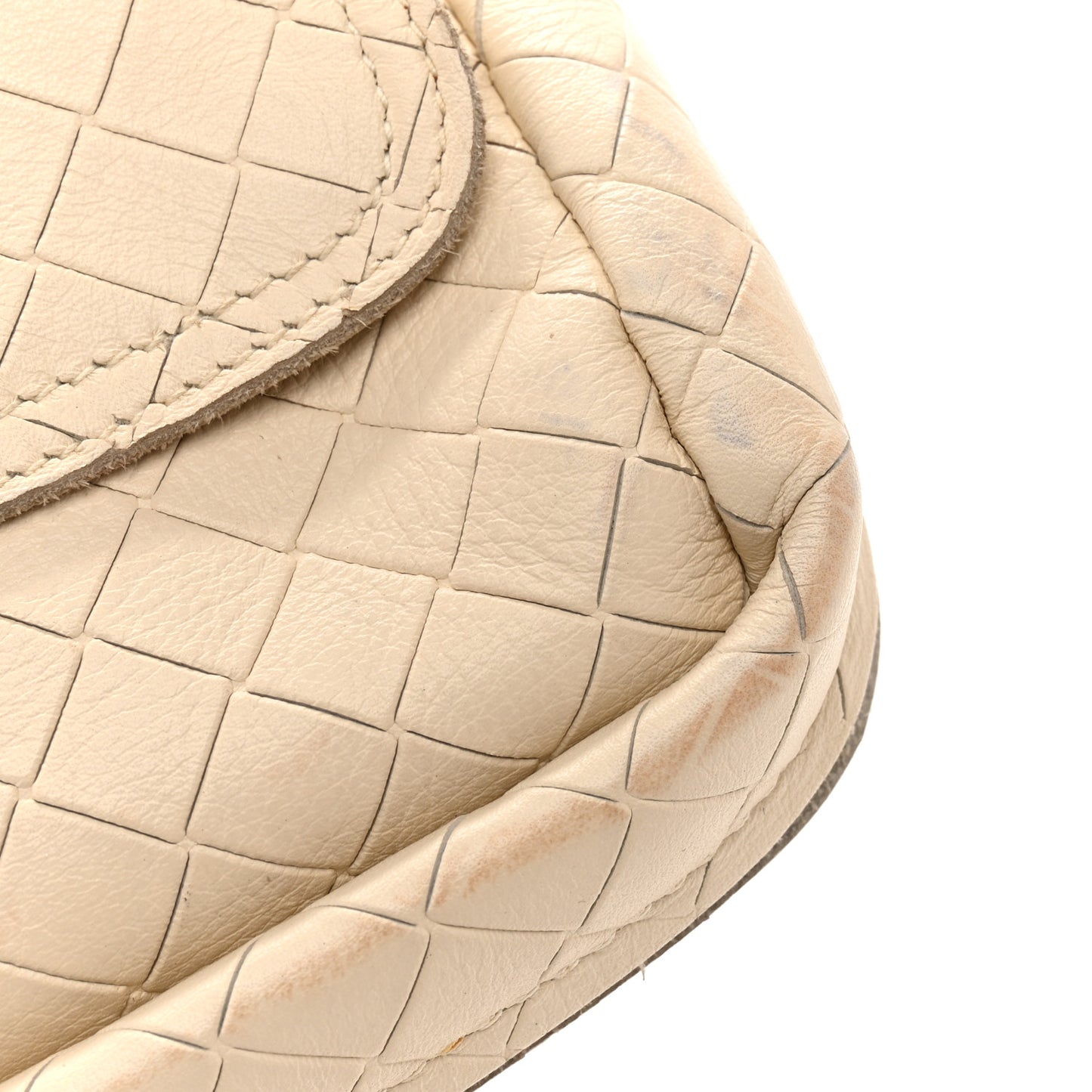 Calfskin Intrecciomirage Embossed Butterfly Small Chain Crossbody Colonial