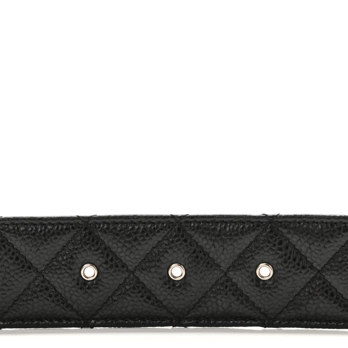 Caviar Quilted CC Belt 80 32 Black
