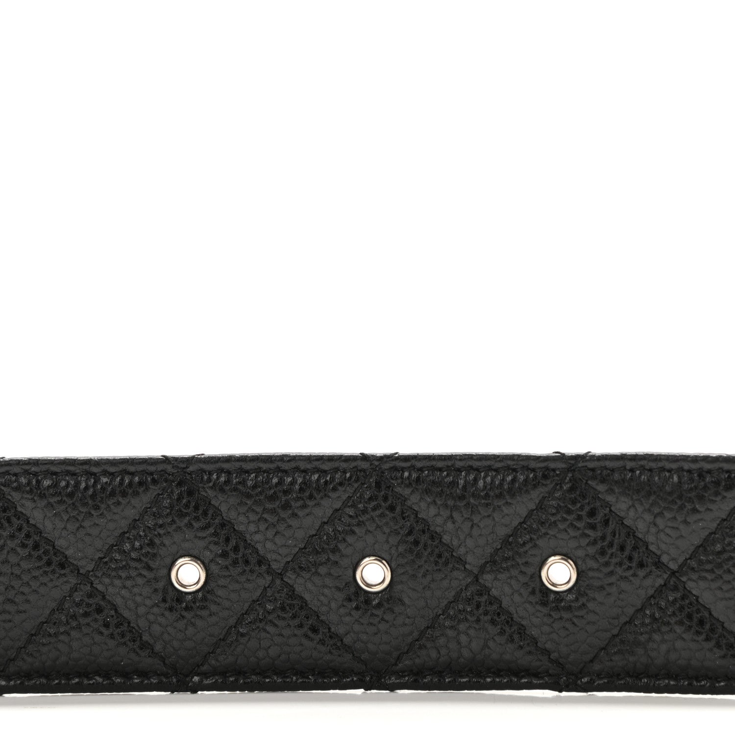 Chanel Caviar Quilted CC Belt 80 32 Black 7 of 7