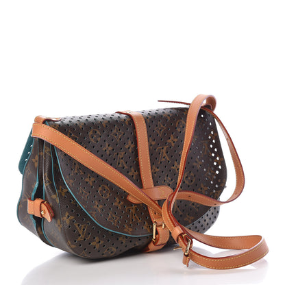 Louis Vuitton Monogram SC Flore Saumur Teal 3 of 11