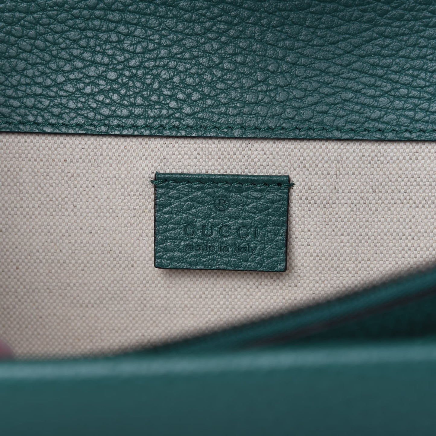 Pebbled Calfskin Small Dionysus Shoulder Bag Emerald
