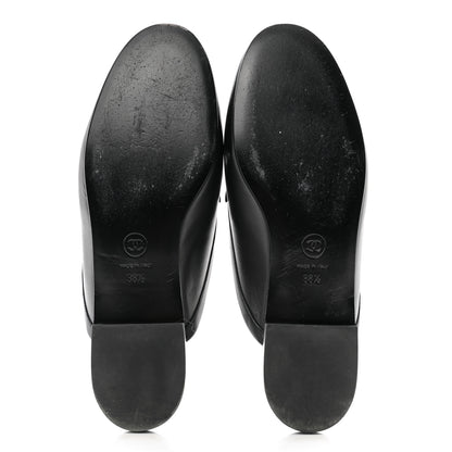 Chanel Lambskin CC Mules 38.5 Black 5 of 10