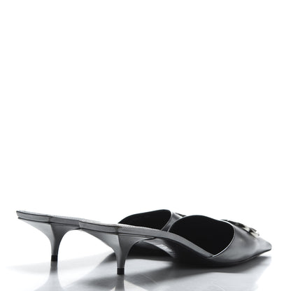 Balenciaga Calfskin BB Pointy Toe Mule 40 Gray 4 of 9