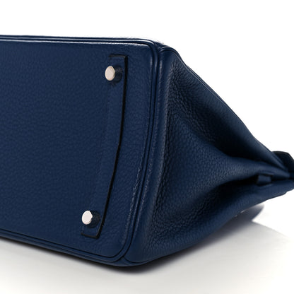 Hermes Togo Birkin 30 Bleu Saphir 9 of 11