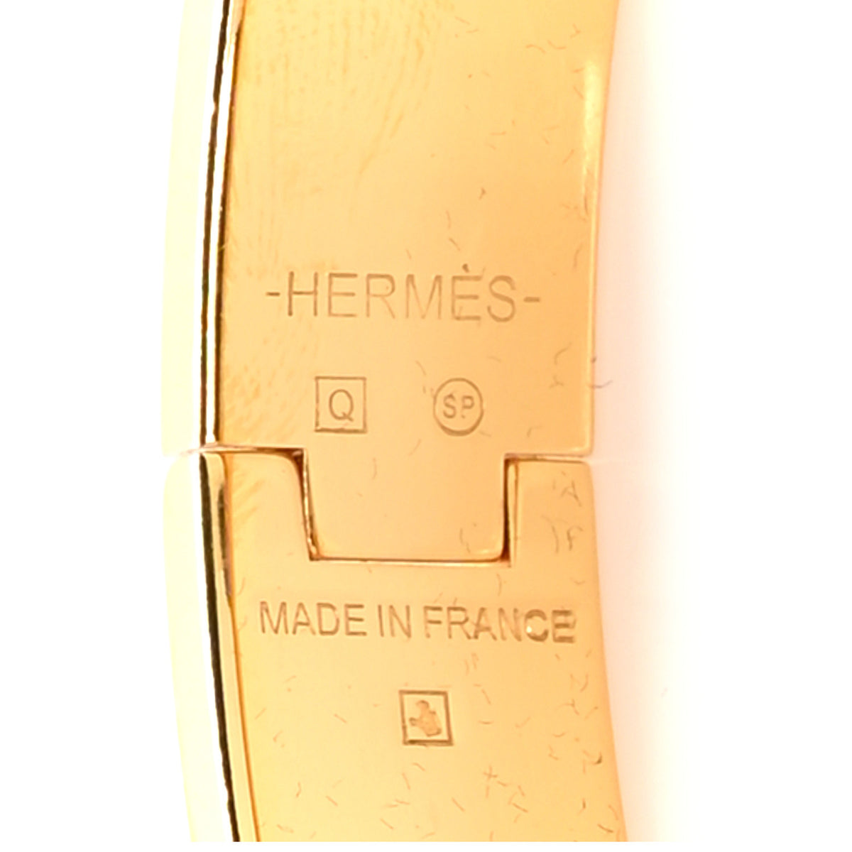 Enamel Narrow Clic Clac H Bracelet PM Bleu Canard