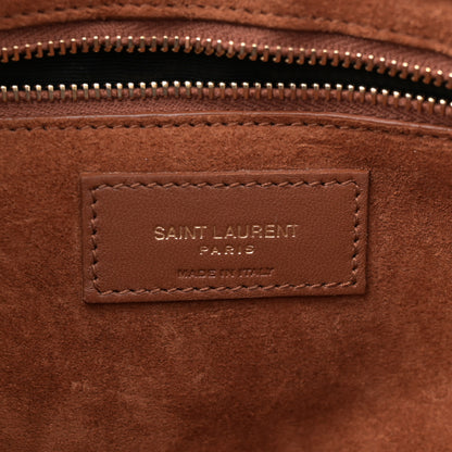Saint Laurent Calfskin Crocodile Embossed LE 5 A 7 Hobo Black 6 of 11