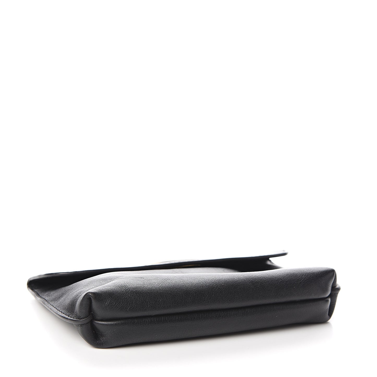 Glossy Goatskin Darley Cosmetic Pouch Black