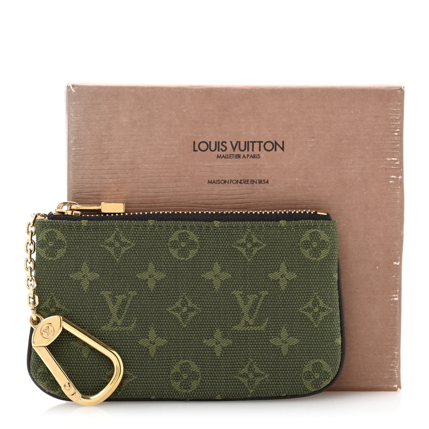 Louis Vuitton Mini Monogram Key Pouch Kaki 10 of 10