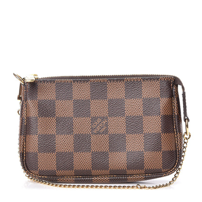 Louis Vuitton Damier Ebene Mini Pochette Accessories 1 of 8