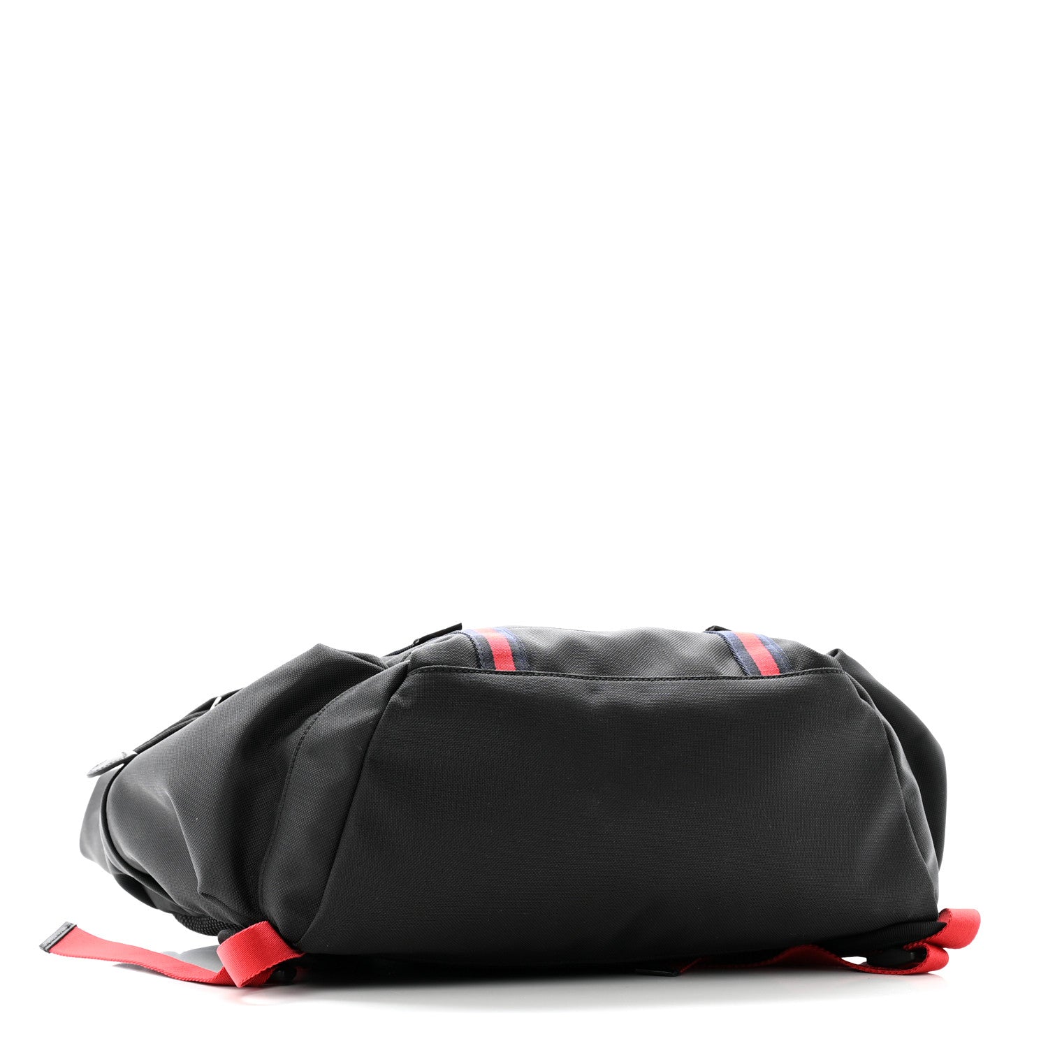 Gucci Techno Canvas Web Double Buckle Backpack Black 4 of 10