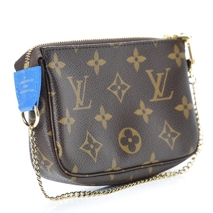 Louis Vuitton Monogram 2019 Christmas Animation Mini Venice Pochette Accessories Blue 3 of 8
