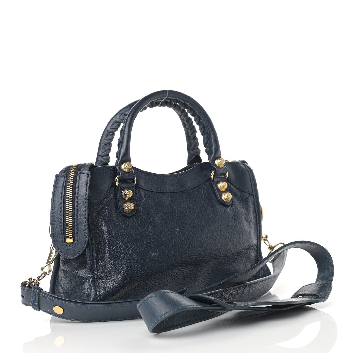 Agneau Giant 12 Gold Hardware Mini City Bleu Obscur