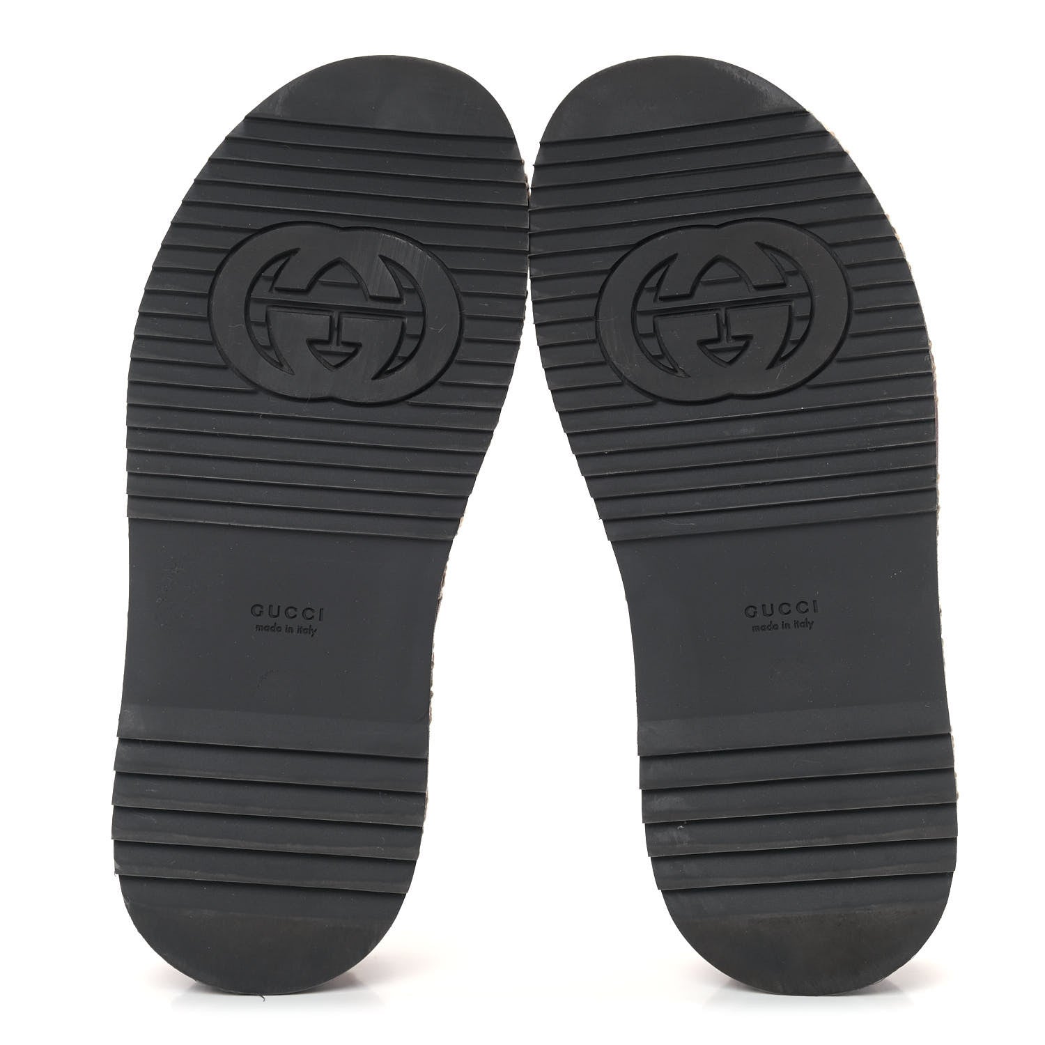 Gucci Lame GG Monogram Angelina Platform 55mm Slide Sandals 37 Brown Beige 5 of 9