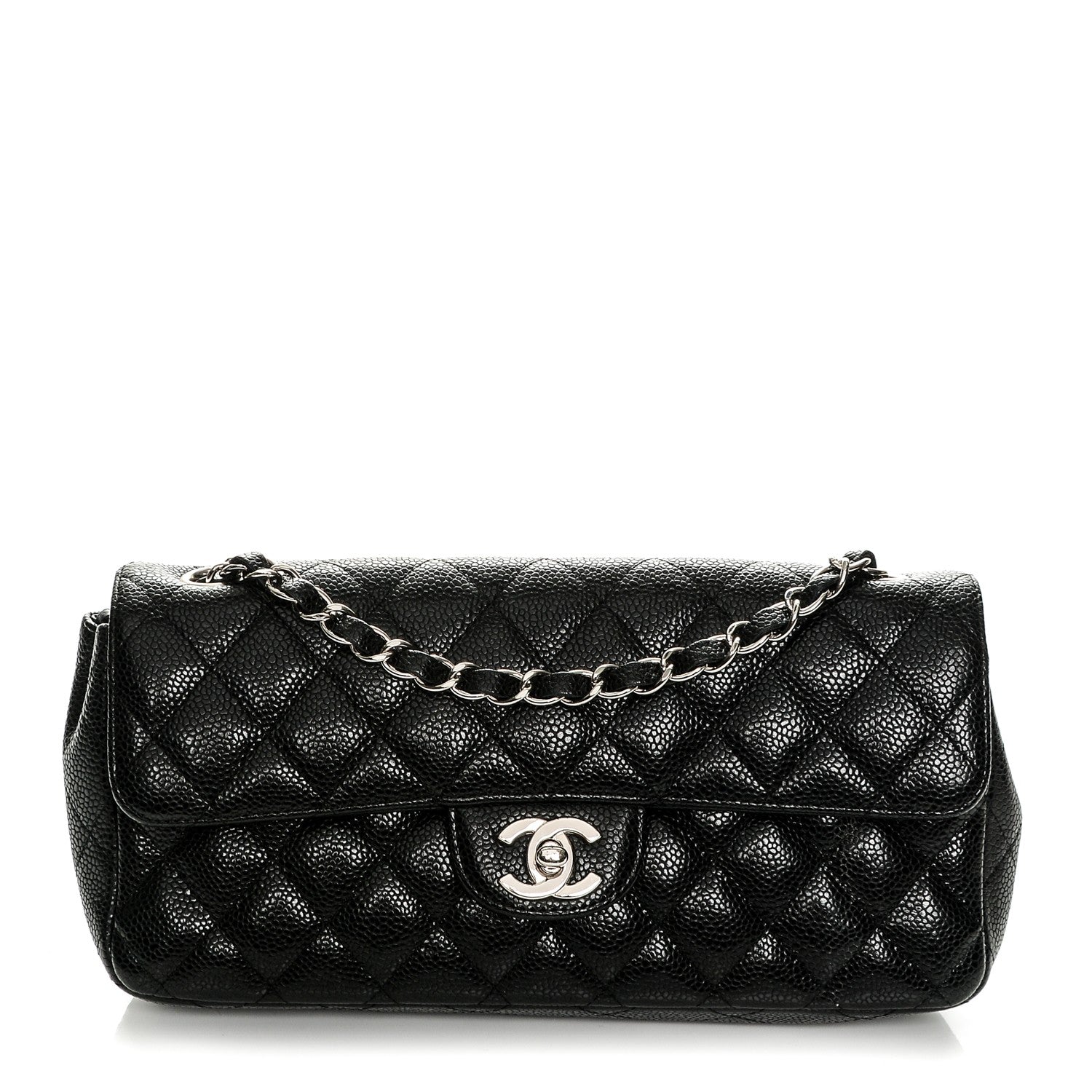 Chanel Caviar East West Flap Black 1 of 7