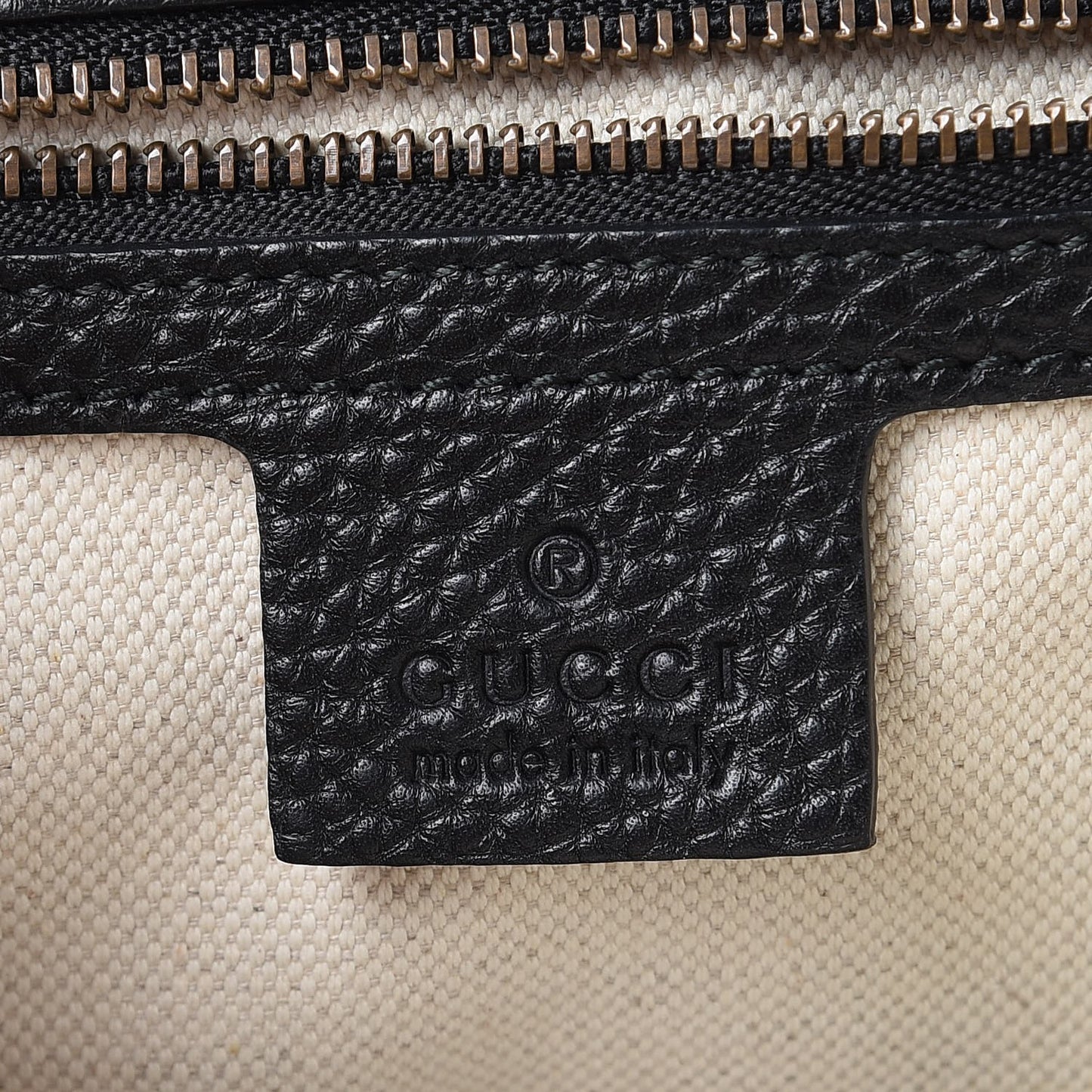 Calfskin Small GG Marmont Top Handle Bag Black