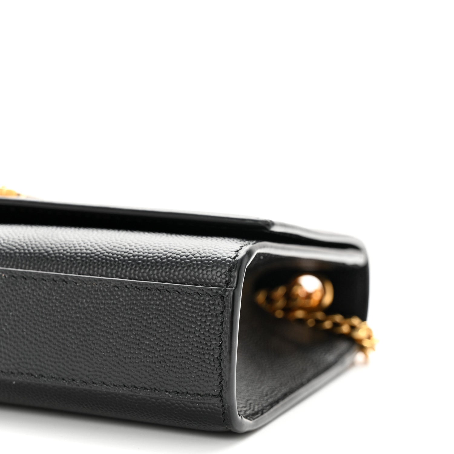 Saint Laurent Grain De Poudre Small Monogram Kate Satchel Black 10 of 10