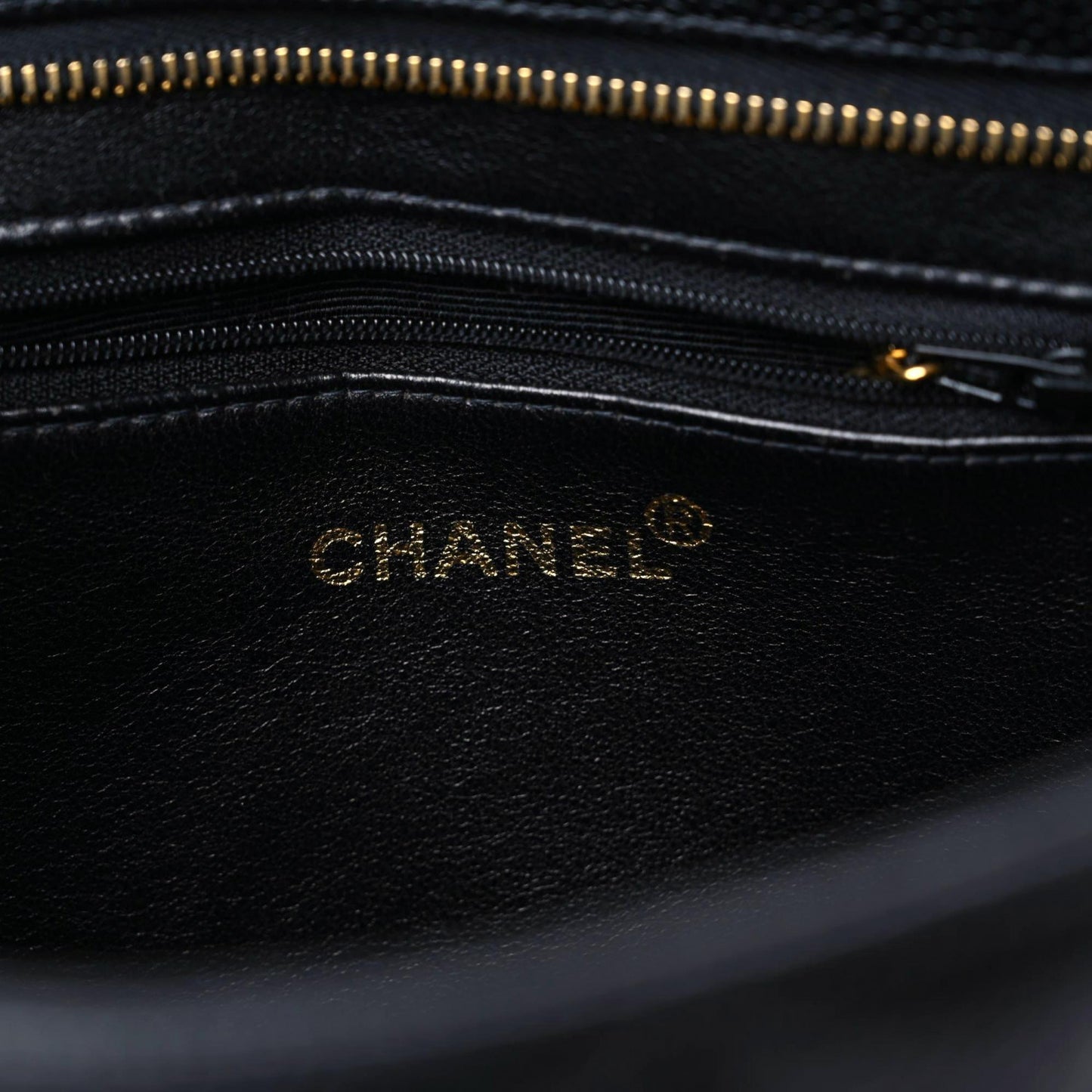 Caviar Quilted Medallion Tote Black