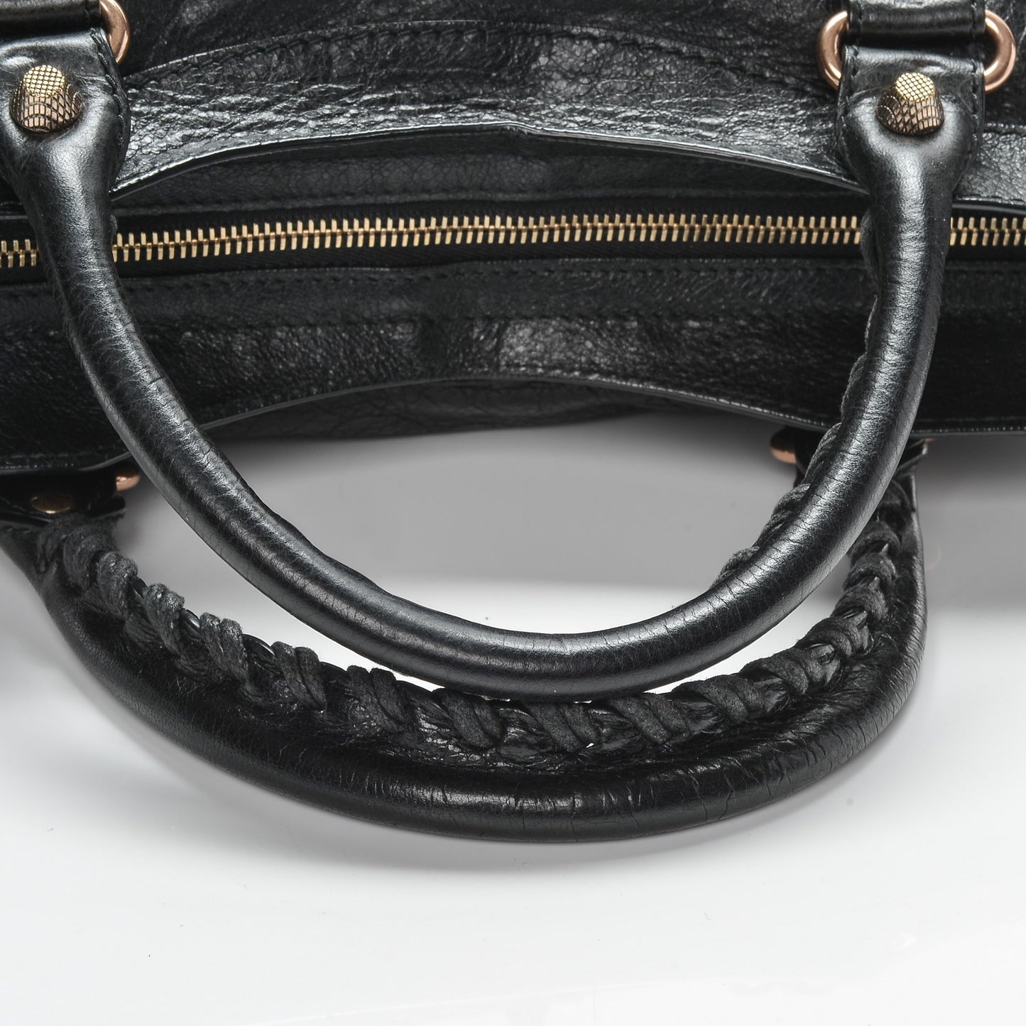 Agneau Giant 12 Rose Gold Hardware City Black