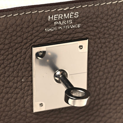 Hermes Togo Kelly Retourne 32 Etoupe 6 of 13