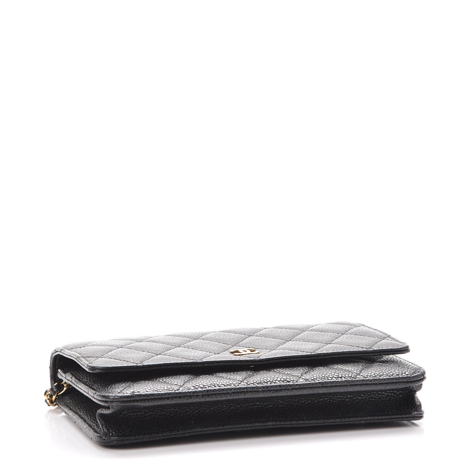 Chanel Caviar Quilted Wallet On Chain WOC Black 4 of 9