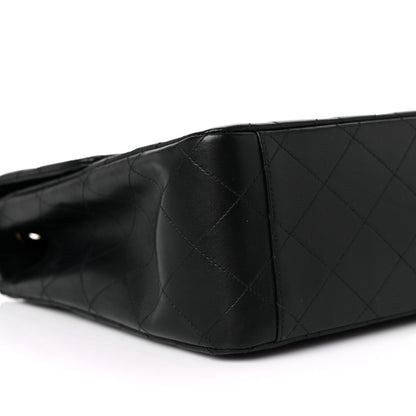 Chanel Lambskin Quilted XL Jumbo Single Flap Black 8 of 13