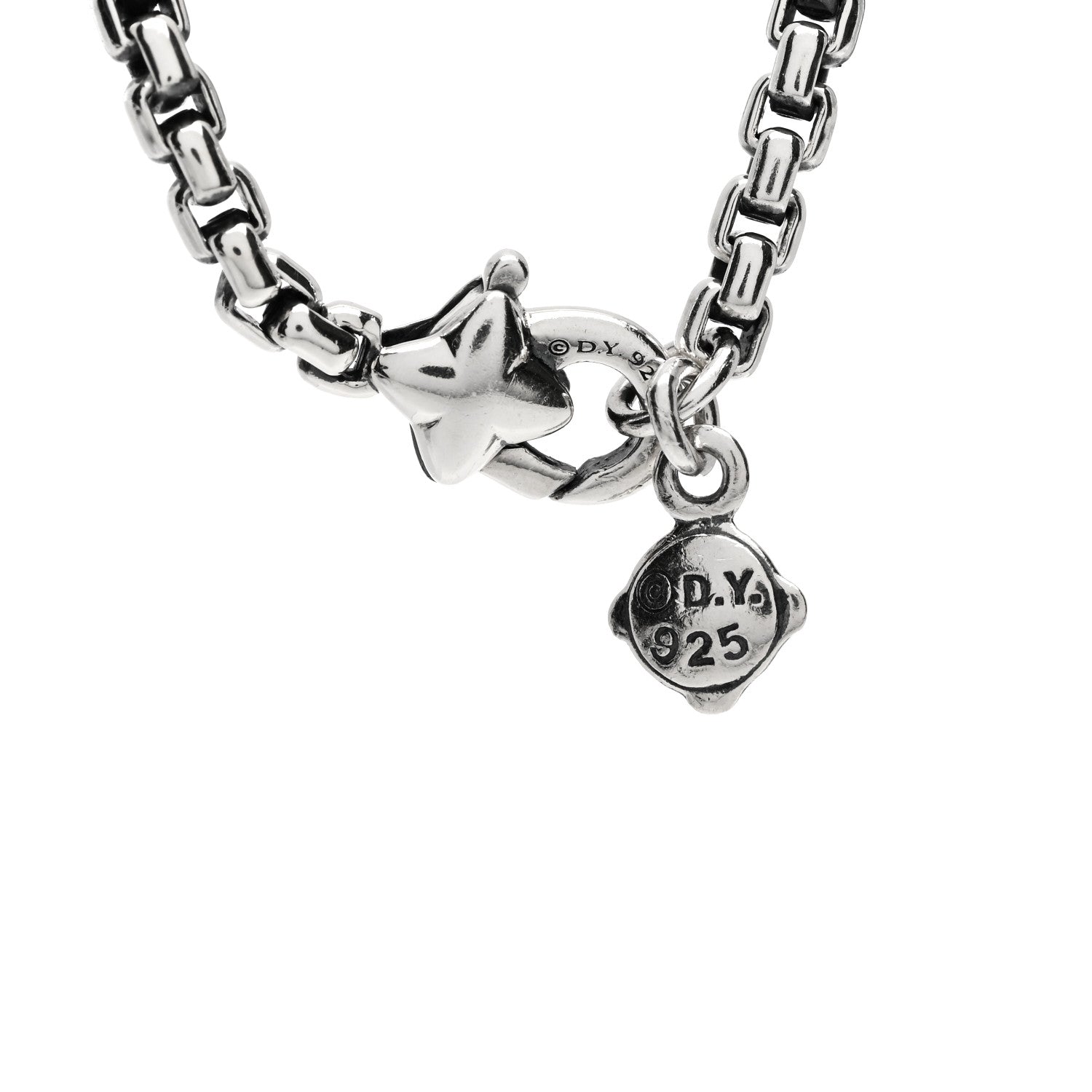 David Yurman Sterling Silver Diamond Petite Pave Metro Bar Bracelet 3 of 3