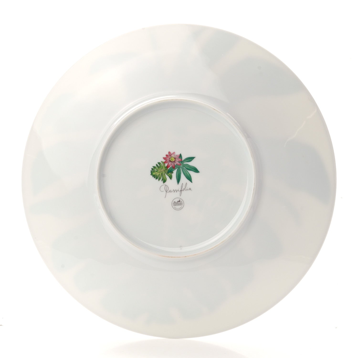 Hermes Porcelain Passifolia Dinner Plate N°1 Set of 2 3 of 7