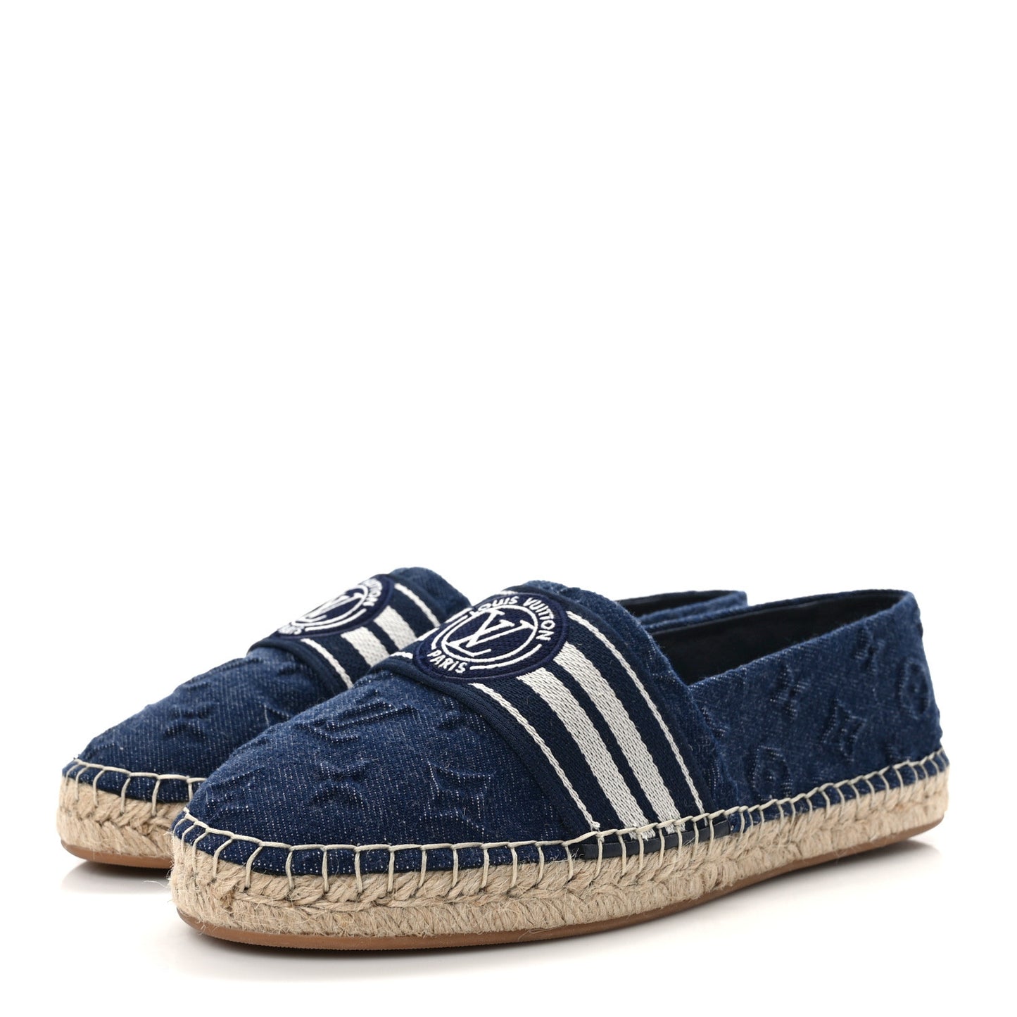 Denim Starboard Espadrille Flats 39.5 Blue