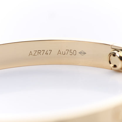 Cartier 18K Yellow Gold LOVE Bracelet 17 4 of 6