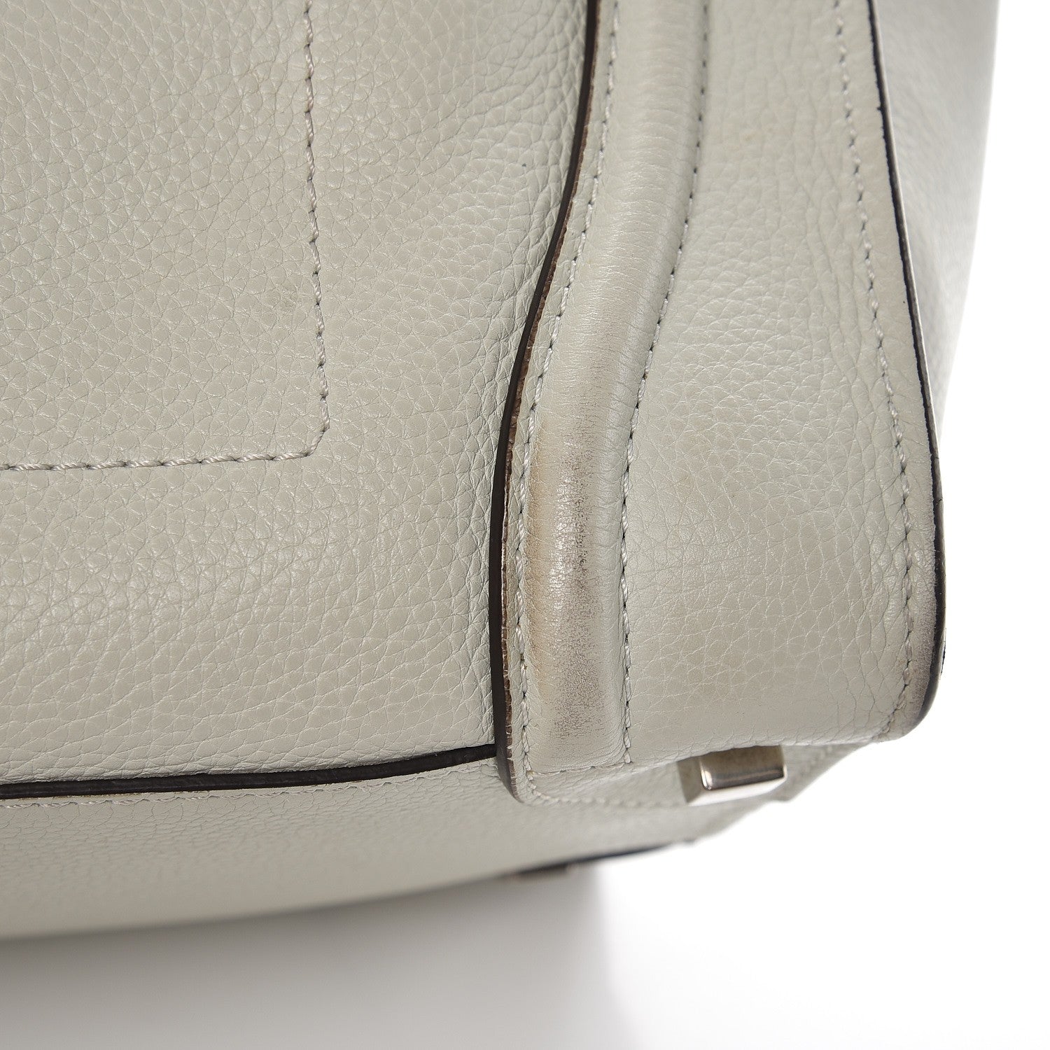 Celine Drummed Calfskin Mini Luggage Lune 11 of 15